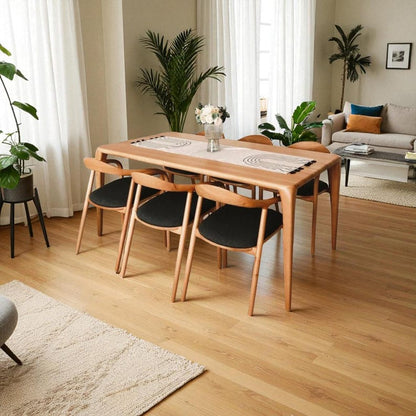 Custom Handmade Dining Table | Rustic Solid Walnut Oak Chestnut Live Edge | Farmhouse Modern Heirloom Furniture for Kitchen Dining Room