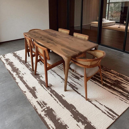 Handmade Live Edge Dining Table – Solid Solid Walnut, Oak Chestnut, Rustic Farmhouse & Modern Style, Live Edge Durable Wood Furniture