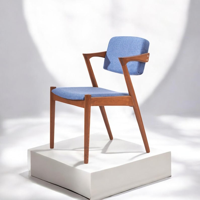 Handcrafted solid wood chair | modern dining chair | walnut & oak seating | sustainable wooden office dining room chairs