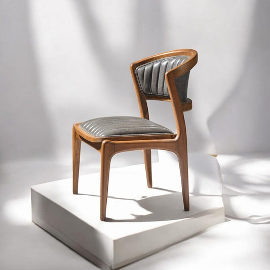 Handmade solid wood chair | minimalist natural seating | modern wooden dining chair | sustainable furniture | kitchen & living room decor