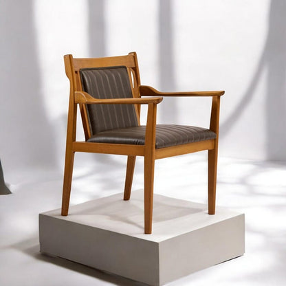Handmade Luxury Wood Chair – Solid Walnut or Oak, Stylish & Comfortable, Perfect for Contemporary Kitchens, Offices, and Living Areas