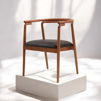 Handcrafted Wooden Chair – Durable Organic Oak/Walnut, Smooth Finish, Minimalist Style, Perfect for Dining or Home Office