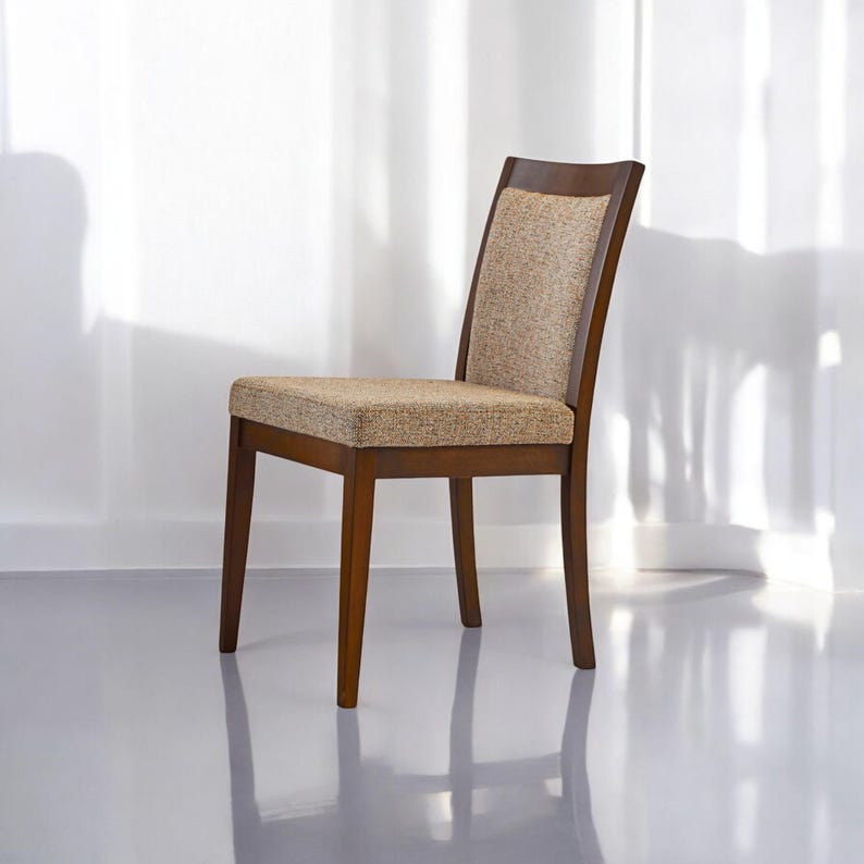 Handmade Solid Oak Dining Chair | Rustic Modern Wooden Seating for Dining Room, Kitchen, Lounge