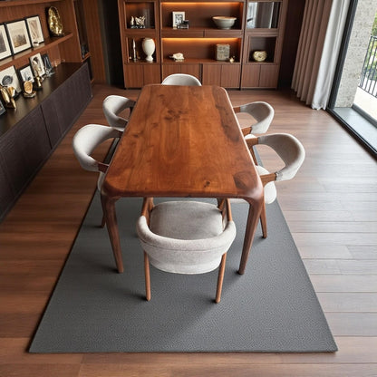Handmade Solid Oak & Walnut Dining Table | Farmhouse Kitchen Furniture, Modern Wood Dining Table, Natural Hardwood, Small Oval
