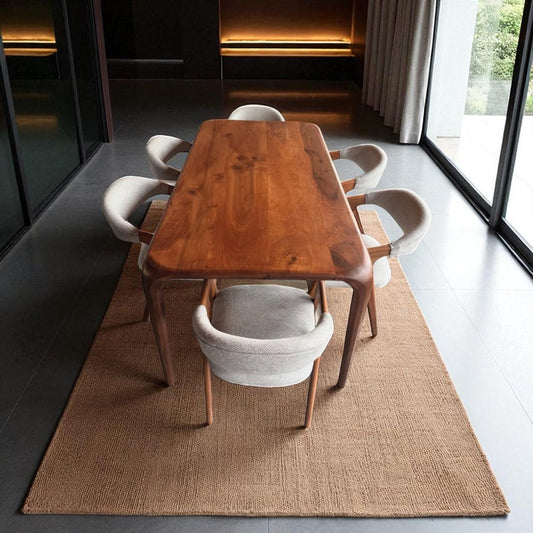 Dining table | farmhouse, narrow, small kitchen, breakfast, restaurant, oak walnut chestnut | handcrafted natural hardwood