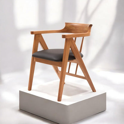 Modern Wooden Kitchen Dining Chair | Stylish, Comfortable, Durable Lounge & Cafe Seating Sustainable Furniture with Tree Planting Commitment